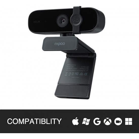  C280 WEBCAM 2K HD USB2.0 MIC ROTATABLE CAMERA 