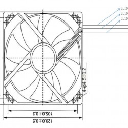 LTB1232H1S 12V0.30A LÜFTER FAN LTB1232H1S 12V0.30A LÜFTER FAN