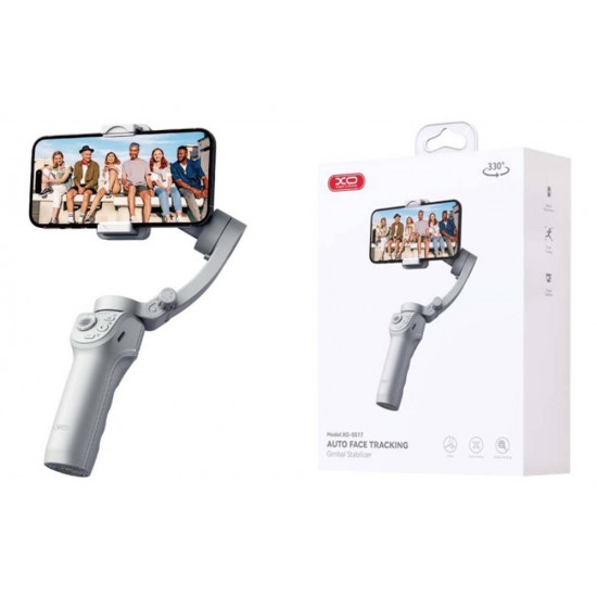 Xo Smart Gimbal Stabilizer SS17,Yüz Takibi,330°,Telefon Video Stabilizatörü,3600 mAh,Gimbal Show Uyumlu Xo Smart Gimbal Stabilizer SS17,Yüz Takibi,330°,Telefon Video Stabilizatörü,3600 mAh,Gimbal Show Uyumlu