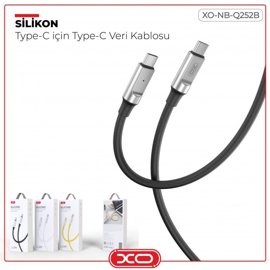 XO Type-C to Type-C Kablo XO-NB-Q252B XO Type-C to Type-C Kablo XO-NB-Q252B