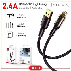 XO Clear Cable NB229 USB - USB -C 1.0 m 2.4A 
