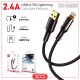 XO Clear Cable NB229 USB - USB -C 1.0 m 2.4A XO Clear Cable NB229 USB - USB -C 1.0 m 2.4A