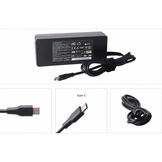 FAST CSADP019 20V 4.75A /15V 3A / 9V 3A / 5V 3A 95W Adaptör (USB TYPEC)