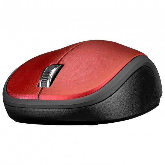 Everest SM-340 Usb Kırmızı 3D Optik Süper Sessiz Alkalin Pilli Kablosuz Mouse