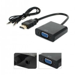 Alfais 4488 Hdmi To Vga Ses Destekli Dönüştürücü Kablo Çevirici Adaptör Alfais 4488 Hdmi To Vga Ses Destekli Dönüştürücü Kablo Çevirici Adaptör
