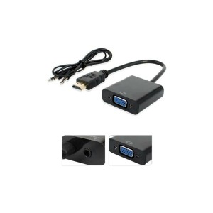 Alfais 4488 Hdmi To Vga Ses Destekli Dönüştürücü Kablo Çevirici Adaptör