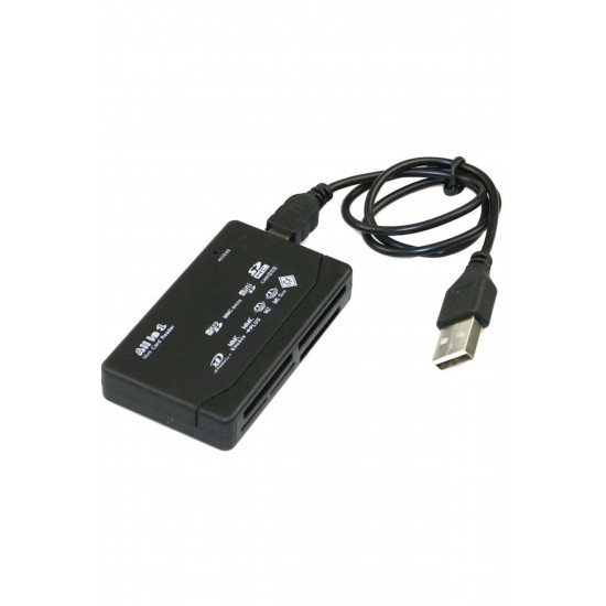 Alfais 4296 USB Hub Micro SD/XD/MMC/MS/CF/TF Mini M2 Kombo Kart Okuyucu