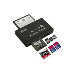 Alfais 4296 USB Hub Micro SD/XD/MMC/MS/CF/TF Mini M2 Kombo Kart Okuyucu