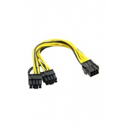 Alfais 4302 Pci E 8 Pin (6+2) 2x Pci-e Ekran Kartı Power Çoklayıcı Kablosu