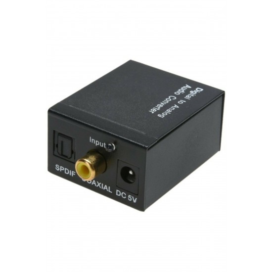 Alfais 5057 Dijital To Analog 3.5mm Optik Ses Tos Çevirici Dönüştürücü Adaptör
