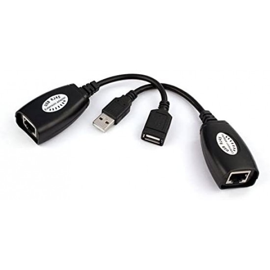 Alfais 5058 Rj45 USB Ek Uzatıcı Cat5E 6 Kablosu Ekleme
