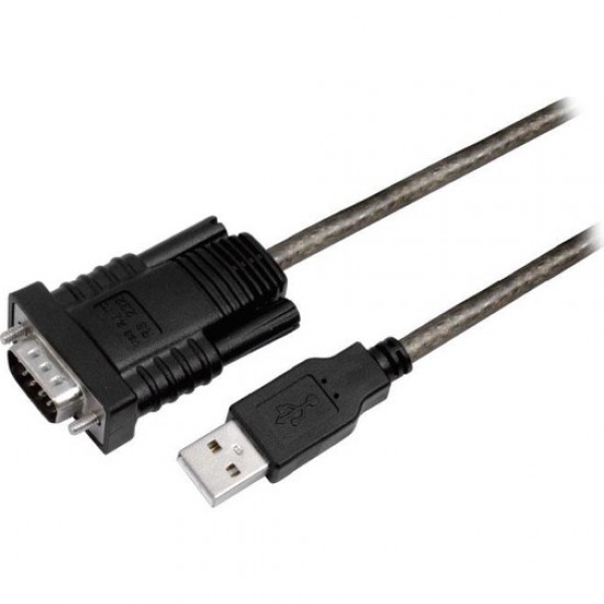 S-Link Swapp SW-U610 Siyah USB To RS232 1.5 Metre Çevirici Kablo