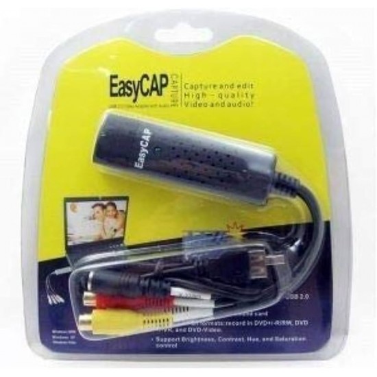 SpeedUF Easier Cap Ezcap DC60 USB 2.0 CVBS, Audio, S-Video Capture Görüntü Ses Yakalama Cihazı SpeedUF Easier Cap Ezcap DC60 USB 2.0 CVBS, Audio, S-Video Capture Görüntü Ses Yakalama Cihazı