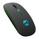 Everest SMW-710 USB 2.4ghz Siyah RGB Ledli 800/1200/1600DPI Şarjlı Kablosuz Mouse