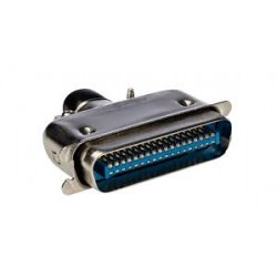 36 Pin Centronics Male Cable Mount Connector