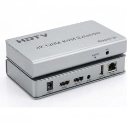QPORT Q-HEX5 KVM 4K HDMI EXTENER CAT6 120 2Lİ PAKET