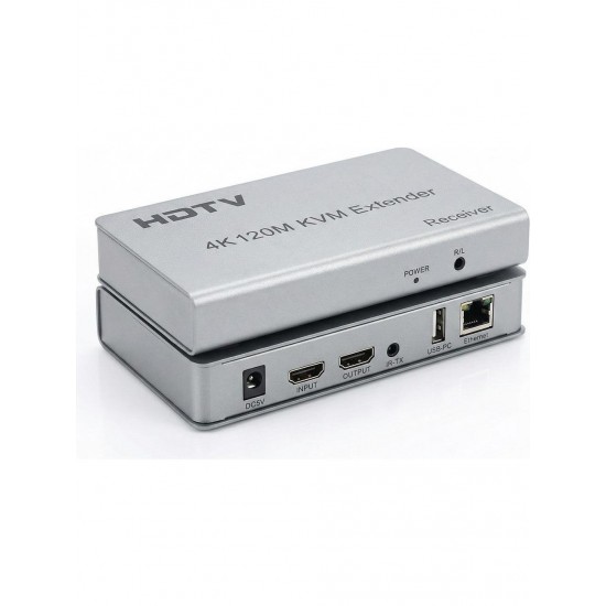 QPORT Q-HEX5 KVM 4K HDMI EXTENER CAT6 120 2Lİ PAKET