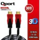 Qport Q-HDMI30 30 m 4K HDMI Kablo Qport Q-HDMI30 30 m 4K HDMI Kablo