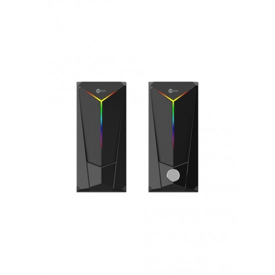 Lenovo Lecoo DS104 Kablolu USB + 3.5mm Jack 6W 80DB Rgb Işıklı 1+1 Gaming Speaker - Hoparlör Lenovo Lecoo DS104 Kablolu USB + 3.5mm Jack 6W 80DB Rgb Işıklı 1+1 Gaming Speaker - Hoparlör
