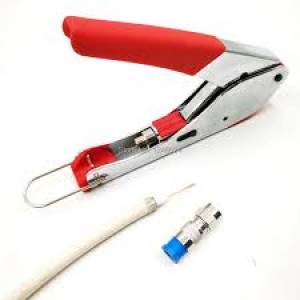  Rg59 Rg6 Kablo Sıkıştırma Crimper HT-518A Profesyonel Koaksiyel Sıkma Pense