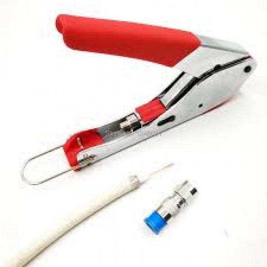 Rg59 Rg6 Kablo Sıkıştırma Crimper HT-518A Profesyonel Koaksiyel Sıkma Pense