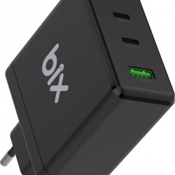 Bix BX3P100G Gan 100W PD 2* Type-C + QC 4.0 1* USB-A Bix BX3P100G Gan 100W PD 2* Type-C + QC 4.0 1* USB-A