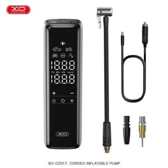  CZ017 120W 12V Dijital Göstergeli Akıllı Mini Taşınabilir Akıllı Pompa