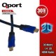 Qport Q-HDMI30 30 m 4K HDMI Kablo Qport Q-HDMI30 30 m 4K HDMI Kablo