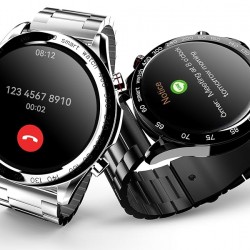  HiFuture Futurego Pro Bluetooth 5.0 Ip68 Su Geçirmez 1.32 Inç Arama Özellikli 34mm Akıllı Saat Siyah