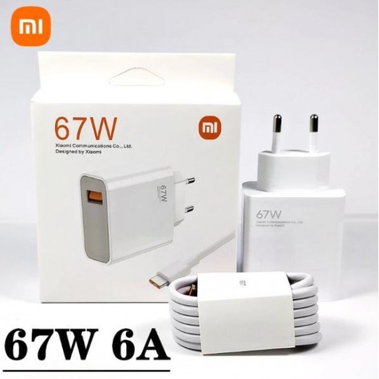 xiaomi mi 67W Hızlı şarj cihazı 6A hızlı şarj data kablosu xiaomi mi 67W Hızlı şarj cihazı 6A hızlı şarj data kablosu