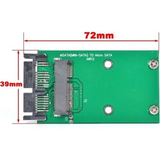 Mini Micro Sata 4668 Msata (Mini Sata) To Micro Sata Çevirici Dönüştürücü Kart