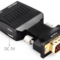 Alfais 4501 Vga To Hdmi Çevirici Dönüştürücü Laptop Tv Monitör Adaptör Kablosu