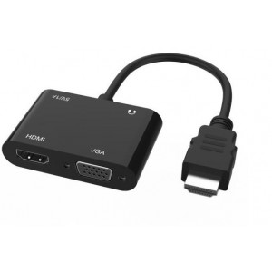 Alfais 4671 Hdmi To Hdmi + Vga Monitör Çevirici Ps4 Dönüştürücü Switch Splitter Adaptör Alfais 4671 Hdmi To Hdmi + Vga Monitör Çevirici Ps4 Dönüştürücü Switch Splitter Adaptör