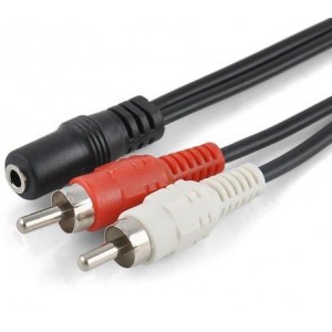 Alfais 4823 3.5mm Stereo To 2rca Tos Çevirici Dönüştürücü Kablosu Alfais 4823 3.5mm Stereo To 2rca Tos Çevirici Dönüştürücü Kablosu