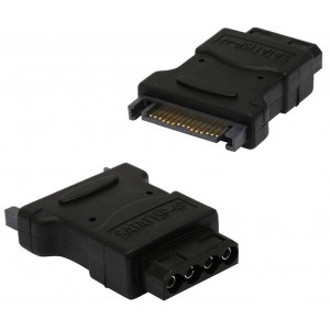 Alfais 5027 Sata To İde Power 4 15 Pin Çevirici Dönüştürücü Adaptör Alfais 5027 Sata To İde Power 4 15 Pin Çevirici Dönüştürücü Adaptör