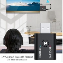 2 In1 USB kablosuz Bluetooth adaptörü 5.0 verici Bluetooth Bilgisayar TV Notebook için kulaklık adaptörü Bluetooth alıcısı 2 In1 USB kablosuz Bluetooth adaptörü 5.0 verici Bluetooth Bilgisayar TV Notebook için kulaklık adaptörü Bluetooth alıcısı