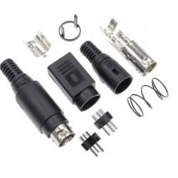  3Pin Kycon güç DIN fiş için TFT LCD ekran TV 12/24V DC besleme adaptörü konektörü