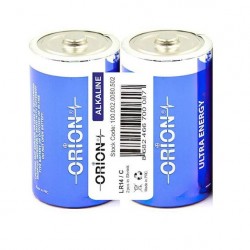 Orion C/LR14 Alkalin Orta Boy C Pil 2'li  Orion C/LR14 Alkalin Orta Boy C Pil 2'li