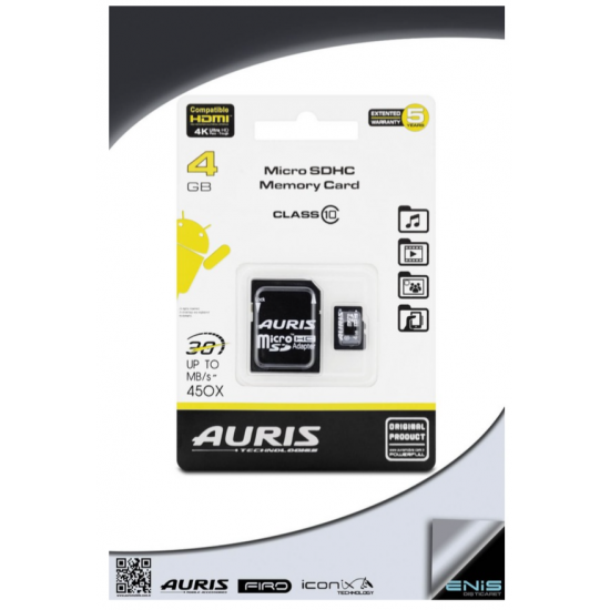 Auris 4Gb Micro Sd Hafıza Kartı