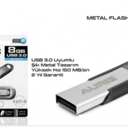 Auris 8GB 3.0 Usb Metal Flash Bellek Auris 8GB 3.0 Usb Metal Flash Bellek