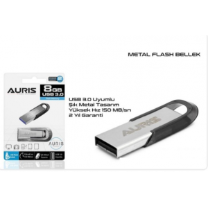 Auris 8GB 3.0 Usb Metal Flash Bellek Auris 8GB 3.0 Usb Metal Flash Bellek