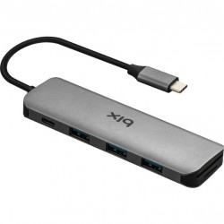 Bix Bx08hb 6in1 Type-c Hub 3x Usb 3.0, Micro Sd / Sd, Pd Şarj Macbook Uyumlu Çoklayıcı Adaptör Bix Bx08hb 6in1 Type-c Hub 3x Usb 3.0, Micro Sd / Sd, Pd Şarj Macbook Uyumlu Çoklayıcı Adaptör