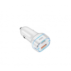 BX-CCP36WT 36W QC 3.0 USB PD Araç İçi Hızlı Şarj Adaptörü Beyaz