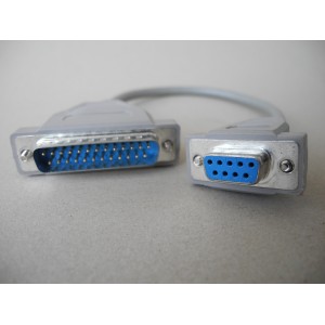 DB9 DİŞİ to DB25 ERKEK Serial RS-232 KABLO ADAPTÖR