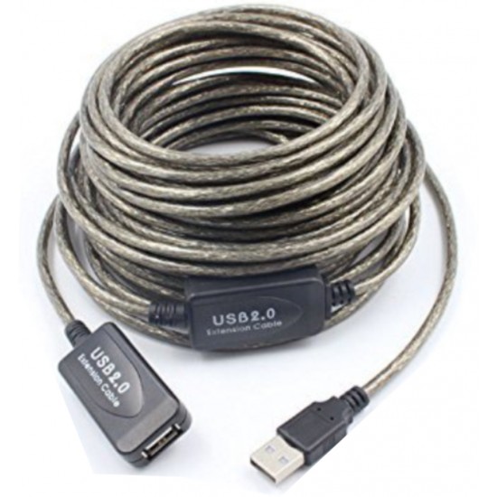 QPORT USB 2.0 Active Extension Cable (20 Metre)