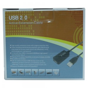 QPORT USB 2.0 Active Extension Cable (20 Metre) QPORT USB 2.0 Active Extension Cable (20 Metre)