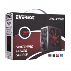 Everest EPS-4900B Peak-350W 3*Sata 6+4 PIN 12CM FANLI Power Supply Everest EPS-4900B Peak-350W 3*Sata 6+4 PIN 12CM FANLI Power Supply