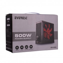 Everest EPS-500A Real 500W 4*SATA 12cm Fanlı Oyuncu PC Destekli Power Supply Everest EPS-500A Real 500W 4*SATA 12cm Fanlı Oyuncu PC Destekli Power Supply