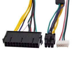 HP 24 Pin TO 6P pin ATX Anakart Güç Adaptörü  Z220 Z230 SFF MT TWR Serisi 4000 6005 8300 ProDesk 600 G1 EliteDesk 800