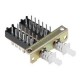 Uxcell 12 Pin 2 Row Interlock Push Button Switch Piano Type Double Throw Metal Black 1pcs Uxcell 12 Pin 2 Row Interlock Push Button Switch Piano Type Double Throw Metal Black 1pcs